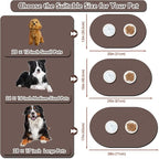 Pet Feeding Mat – 20''x12'' Absorbent Dog Food Mat, Pet Water Mats Protect Floor - Image 4