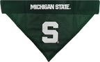 Pets First Collegiate Pet Accessories, Reversible Bandana, Michigan State - Image 2
