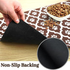 Dog Food Mat 17X30 Inch Pet Feeding Absorbent Mats - Image 5