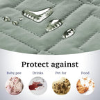 H.VERSAILTEX Reversible Quilted Recliner Covers Water Resistant Furniture - Image 4