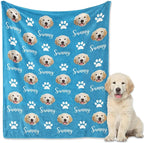 Personalized Dog Blanket, Customized Pet Blankets by GlisterGlow