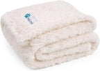 PetAmi Dog Blanket for Small Medium Dogs Beige, Fluffy Soft Puppy Blanket by PetAmi