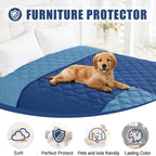 Smiry Waterproof Dog Bed Cover Blanket 82x120, Soft Reversible Pet Blanket - Image 8