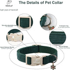 Cute Corduroy Dog Collar - Image 3