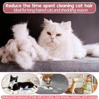 QBLEEV Cat Onesie for Cats After Surgery, Sticky Hair Cat Pajamas for Cats Only - Image 4