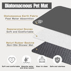 Large Pet Feeding Mat, Non Skid Cat Bowl Mat, No Stains Quick Dry - Image 7