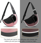 FDJASGY Pet Sling Carrier for Small Dogs Cats, Breathable Mesh Travelling Hand - Image 5