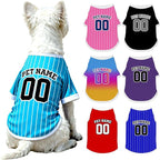 Custom Dog Shirt Personalized Pet Jersey Shirts by Unknown