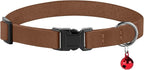 Muromto Breakaway Cat Collar Leather Soft Adjustable Pet Kitten Collars - Image 7