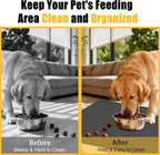 31.8"x23.8" Large Dog Mat for Food and Water, XL Silicone Pet Feeding Mats - Image 3