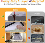 Waterproof Dog Bed for Large Dogs, Outdoor Orthopedic XL Dog Bed - Image 2