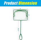 AQUANEAT 8 Inch Aquarium Fish Net, Wastes Skimming Cleaning Tool - Image 3