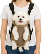 Dog Backpack Carrier, Thick Straps & Cushion, Pet Sling Front Backpacks by Unknown