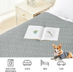 hyha Waterproof Dog Blanket, Soft Pet Bed Cover, Waterproof Sofa Couch Cover - Image 7