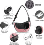 FDJASGY Pet Sling Carrier for Small Dogs Cats, Breathable Mesh Travelling Hand - Image 3