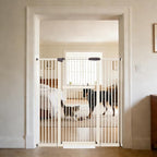 Lumizone Extra Tall Pet Gate 55.12" High Pressure Mounted 38.39"-59.24" Extra by Lumizone