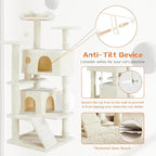 Sweetcrispy 54 Inch Cat Tree Tower, Indoor Cat Condo - Image 3