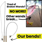 Forever Stick with Chew-Proof Metal Wire String and Transparent Fishing Line - Image 3