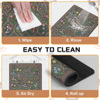 Absorbent Pet Dog Bowl Mat for Food and Water, Pet Cat Food Feeding Mat - Image 6