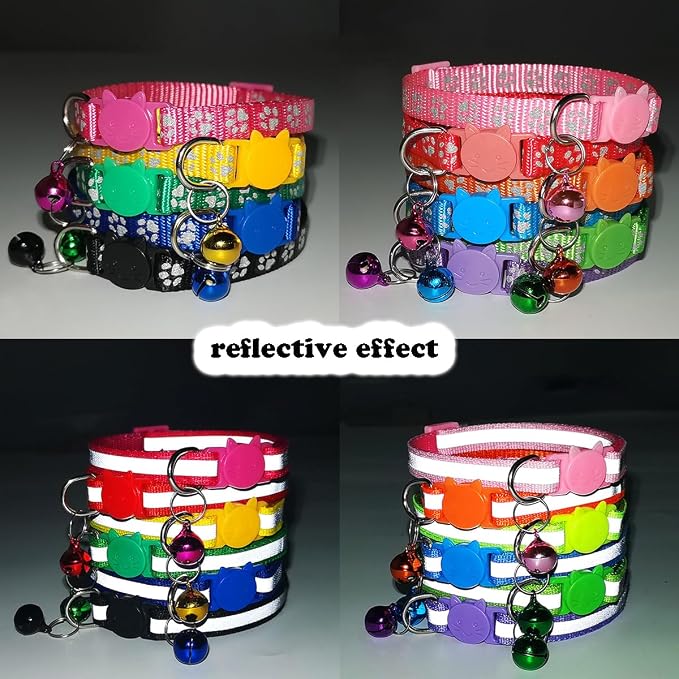 Sky Blue Reflective Cat Collar - Image 4