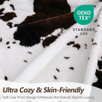 Bnuitland Cow Print Throw Blanket - Image 6