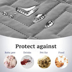 H.VERSAILTEX Reversible Loveseat Cover Furniture Protector Anti-Slip Water - Image 3