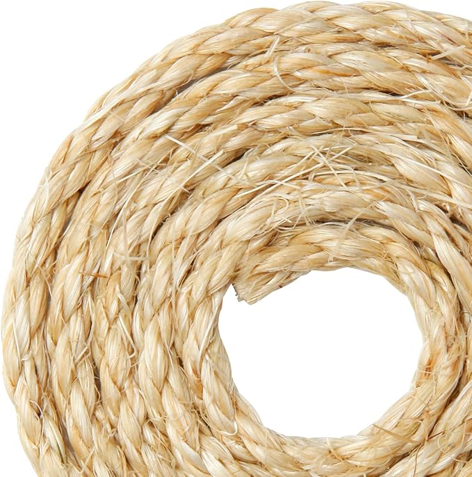 Natural Sisal Rope 1/4 Inch by 65-Feet - Image 8