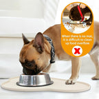 Ptlom Silicone Pet Placemat for Dogs and Cats, Non-Slip Waterproof Dog Feeding - Image 3