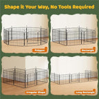 Yaheetech Expandable Dog Playpen, 16 Panel 20 inch Puppy Playpen - Image 5