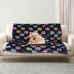 Dog Blankets for Large Dogs, Fuzzy Soft Pet Mat Throw Cover for Kennel Crate Bed - Image 5
