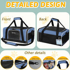 Petskd Pet Carrier 17x13x9.5 Southwest Airline Approved, Pet Travel Carrier Bag - Image 8