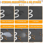 Dog Food Mat, Non Skid Cat Bowl Mat, No Stains Quick Dry - Image 3