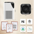 Air Purifiers for Home Large Room up to 1750 Sq Ft, H13 True HEPA Filter Air - Image 6