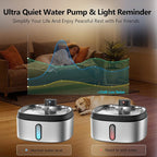 Wireless Cat/Dog Water Fountain 7L/236oz/1.8Gal, DRLWXYSJ Stainless Steel - Image 4