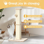 Cat Scratching Post, 32 Inch Tall Scratching Post - Image 2