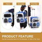 Pet Backpack Carrier, Portable and Ventilated, Nylon Dogs Cats and Small - Image 4