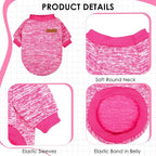 1 Pc Dog Sweaters for Small Dogs Girl Boy Winter Fleece Clothes Warm Soft Dog - Image 3