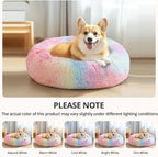 JOLLYVOGUE Calming Dog Bed Large Size Dog, Anti-Anxiety Donut Large Pet Bed - Image 6