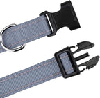 TagME Reflective Nylon Dog Collars, Adjustable Classic Pet Collar - Image 4