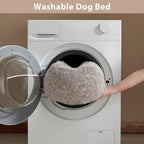 WNPETHOME Calming Dog Bed & Cat Bed, Anti-Anxiety Donut Small Dog Bed, Fluffy - Image 6