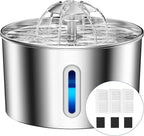 Cat Water Fountain Stainless Steel - 74oz/2.2L Pet Gift Dog Water Dispenser by CatWaterFountain