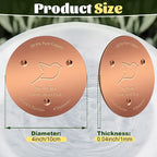NNG 1 Pack Bird Bath Copper Disk, 1mm Thick Reinforced 99.9% Pure Copper Bird - Image 5