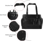 Dog Carrier Purse, Fashion Leather Pet Carrier Bag, Airline Approved Soft Sided - Image 5