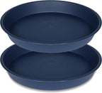 2 Pack of 16 17 inch Plant Saucer, 2.3" Depth, Plant Trays by Bleuhome