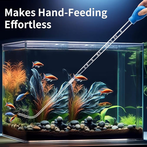 50ml Aquarium Coral Fish Feeder, 27.7IN Extra Long Turkey Baster - Image 2