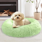 JOLLYVOGUE Calming Dog Bed Large Size Dog, Anti-Anxiety Donut Large Pet Bed by JOLLYVOGUE
