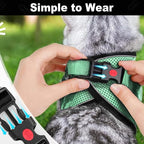 Cat Harness and Leash for Walking, Retractable Cat Harnesses and Leash Set - Image 4
