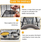 PINVNBY 2pcs Stainless Steel Bird Bowl Water Bowl Stainless Steel Bird Feeding - Image 5