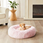 WNPETHOME Calming Dog Bed for Large Dogs, Anti-Anxiety Donut Pet Bed, Fluffy - Image 6