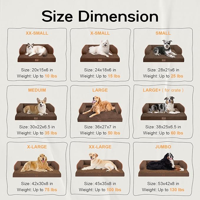 Dog Bed Medium Size Dog-Orthopedic Waterproof Bed - Image 2